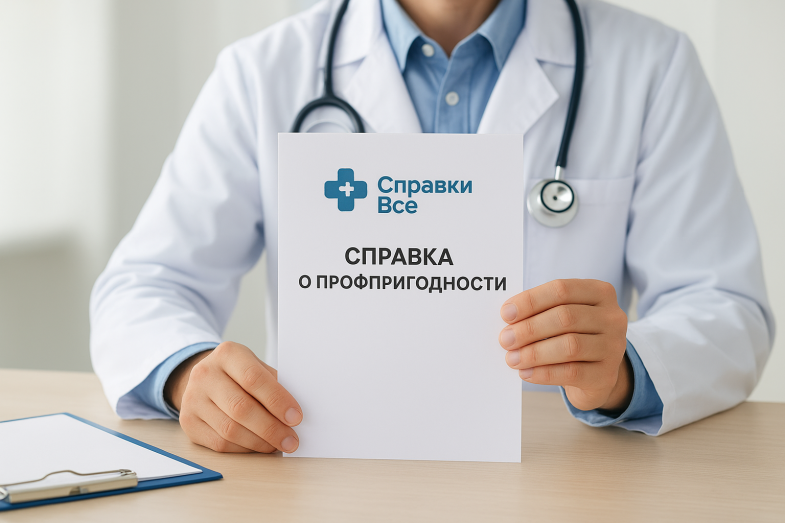 справка о профпригодности