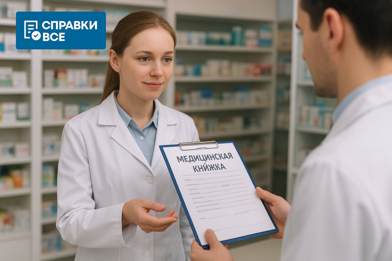 медкнижка фармацевта