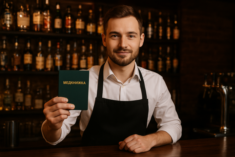 Медкнижка бармена