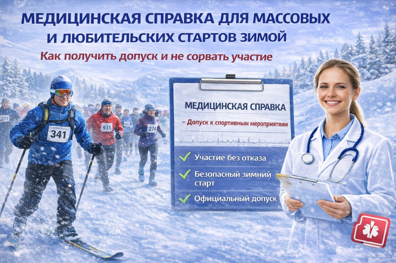 Медсправка для зимних массовых стартов
