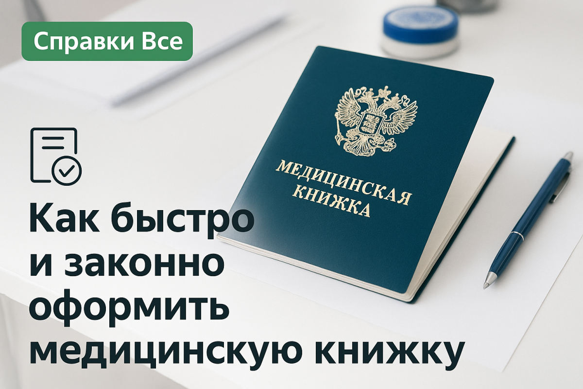 оформить медицинскую книжку