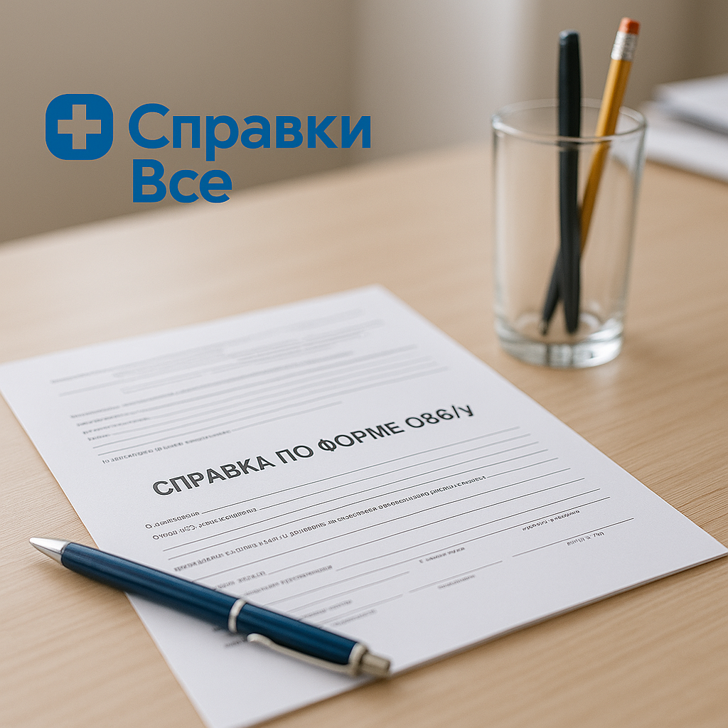 Справка 086/у для учёбы